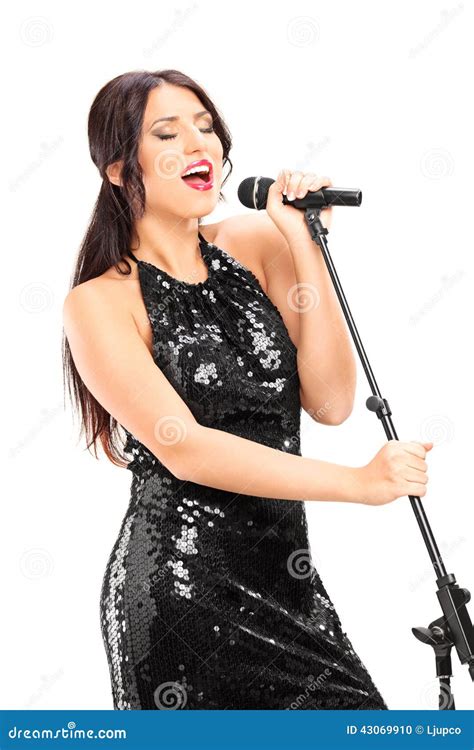 singing stock photo|singer stock image.